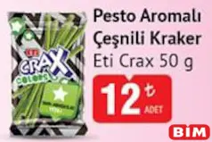 ETİ CRAX PESTO AROMALI ÇEŞNİLİ KRAKER 50 G